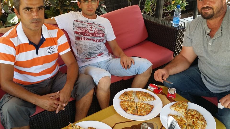 Industrial pipes and sunset